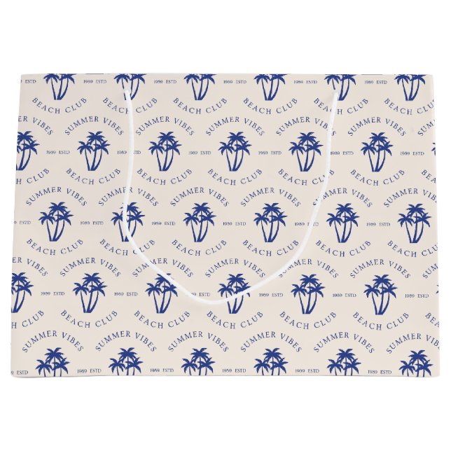 Summer Vibes Große Geschenktüte (Vorderseite)