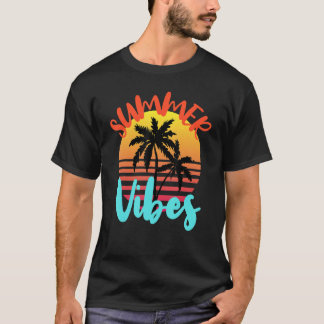 Summer Vibes Hallo Sommerurlaub Familienstrand Ti T-Shirt