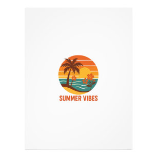 Summer Vibes - Helles, tropisches und lustiges Des Fotodruck