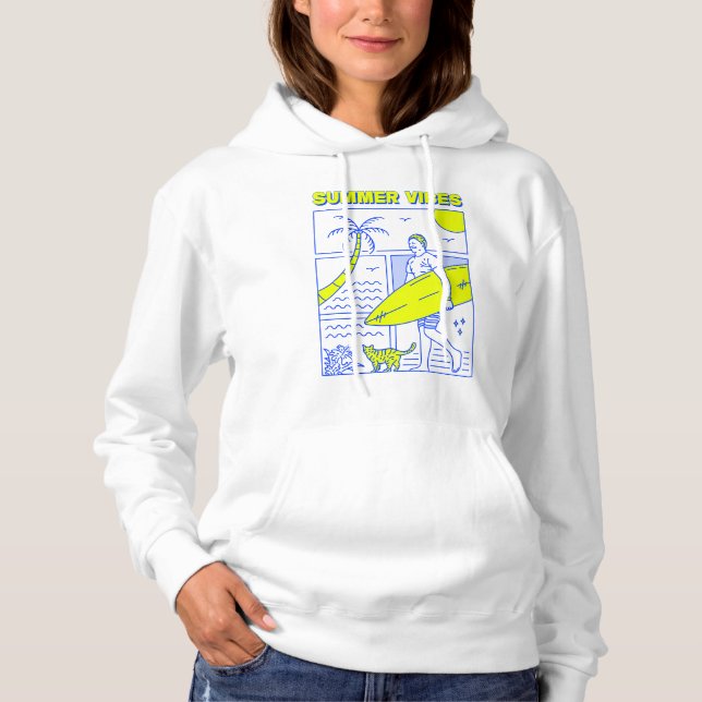 Summer Vibes Hoodie (Vorderseite)