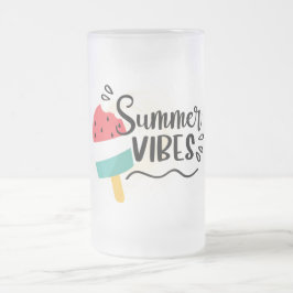 Summer Vibes Mattglas Bierglas