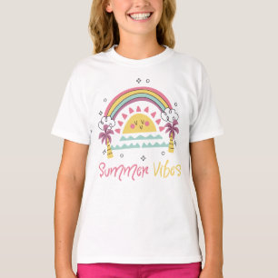 Summer Vibes : Niedliches Summer Design Outfit T-Shirt