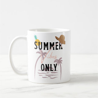 Summer Vibes Only Beach Kaffeetasse