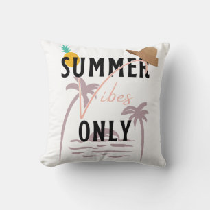 Summer Vibes Only Beach Kissen