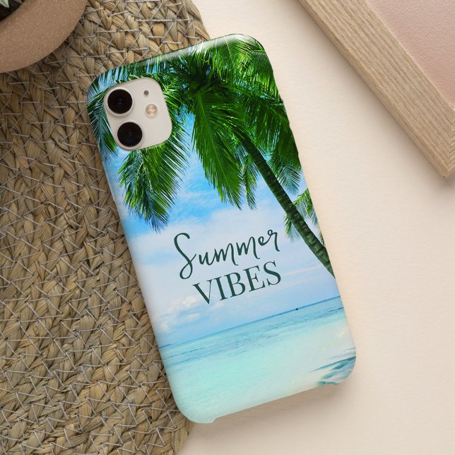 Summer Vibes Palm Tree Beach Relaxter Ozean Case-Mate iPhone 14 Hülle (Summer Vibes Palm Tree Beach Relaxing Ocean Case-Mate iPhone)
