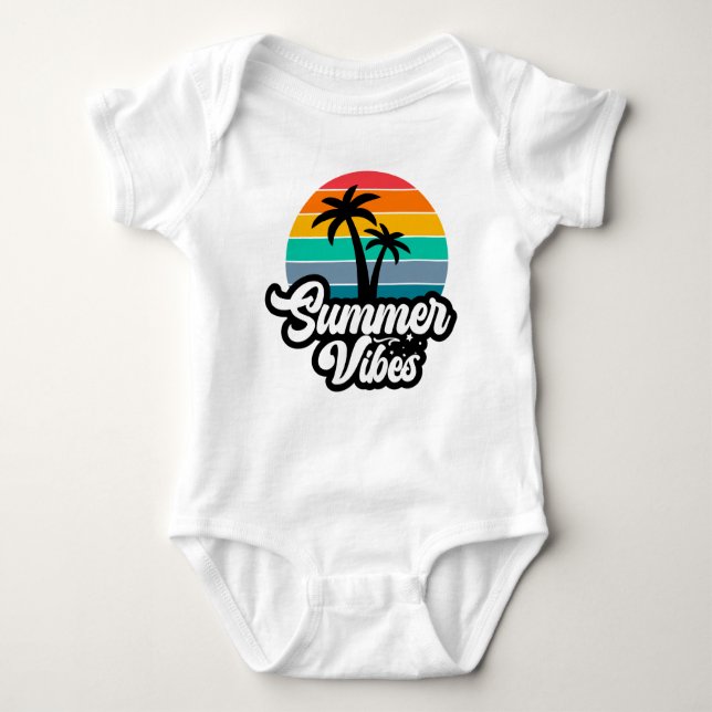 Summer Vibes Paradise-32922 Baby Strampler (Vorderseite)