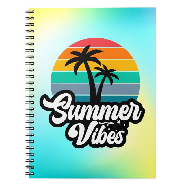 Summer Vibes Paradise-32922 Notizblock (Vorderseite)