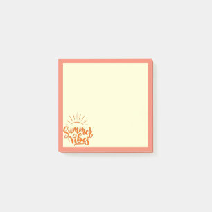 Summer Vibes Postit Notes Post-it Klebezettel