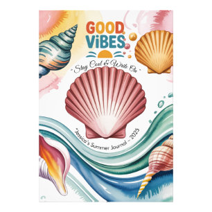Summer Vibes Retro Beach Illustration Fotodruck