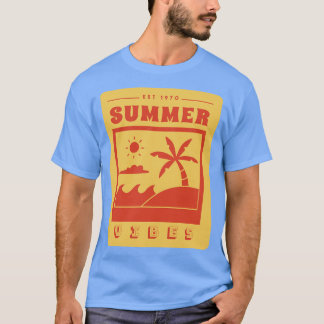Summer Vibes Retro Vintager Urlaub Art 1 T-Shirt
