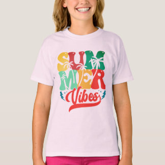 "Summer Vibes", Sommer, Kinder T-Shirt