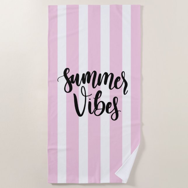 Summer Vibes Strandtuch (Vorderseite)