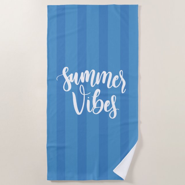 Summer Vibes Strandtuch (Vorderseite)