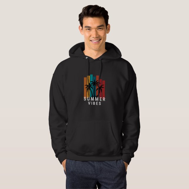 Summer Vibes Sunset Beach Men's T-Shirt | Hoodie (Vorne ganz)