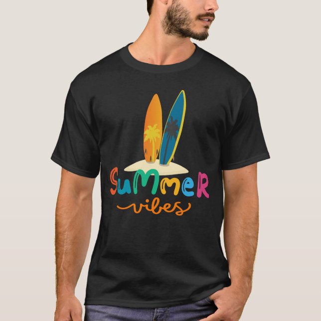 Summer Vibes Surfer Men T-Shirt (Vorderseite)