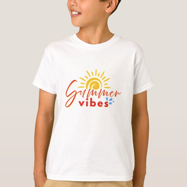 "summer vibes" t-shirt (Vorderseite)