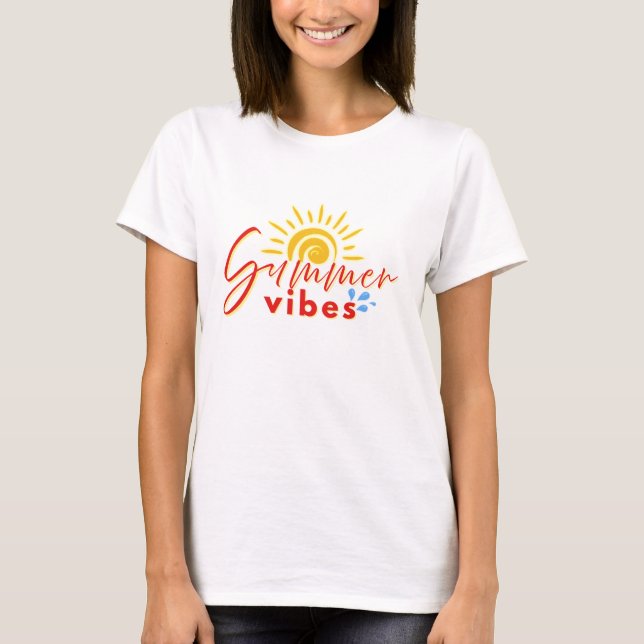 "summer vibes" t-shirt (Vorderseite)