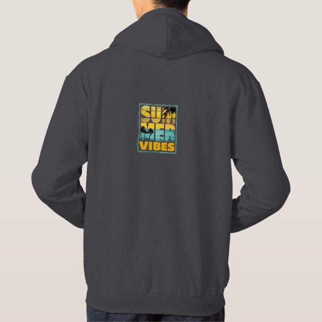 Summer Vibes T-Shirt - Retro Beach Graphic Tee (Rückseite)