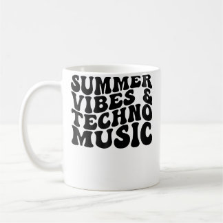 Summer Vibes Techno Music Edm Rave Beach Kaffeetasse