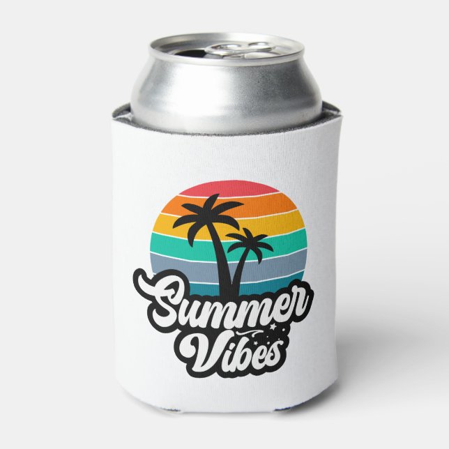 Summer Vibes Tropical Lake Scene-32922 Dosenkühler (Kanne Vorderseite)
