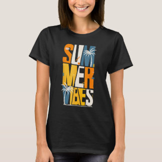 Summer Vibes Vintag Retro Sonnenschein Sommer T-Shirt