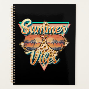 Summer Vibes Vintage Sonnenbrille Beach Sunset Planer