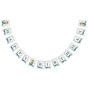 Summer Vibes Watercolor Goat - Geburtstag Wimpelkette