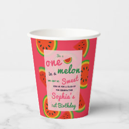 Summer Vibes Watermelon Party Pappbecher