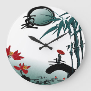 Summer Wall Clock Große Wanduhr
