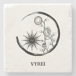 Summer Wappen Steinuntersetzer