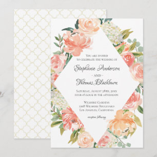 Summer Watercolor Floral Medley Einladung