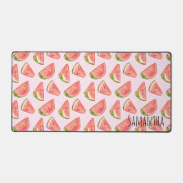 Summer Watercolor Watermelon Schreibtischunterlage