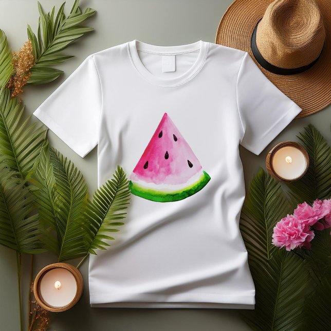 Summer Watercolor Watermelon T-Shirt (Von Creator hochgeladen)