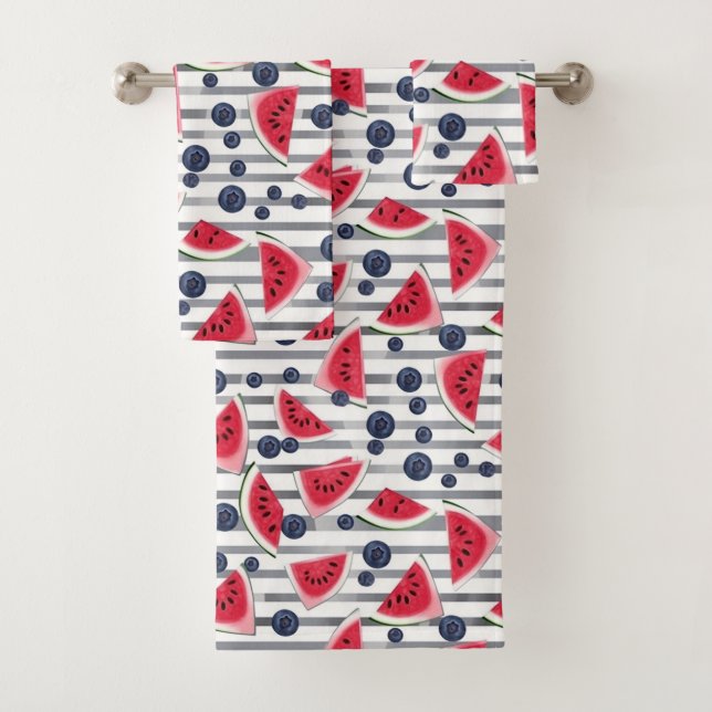 Summer Watermelon Badhandtuch Set (Insitu)