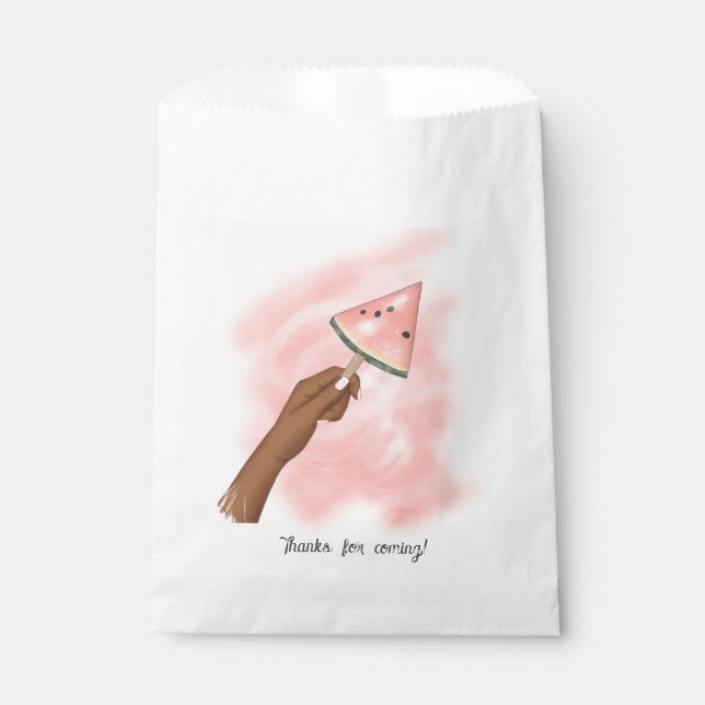 Summer Watermelon Beach Party Geschenktütchen (Vorderseite)