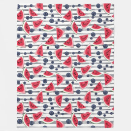 Summer Watermelon Fleecedecke