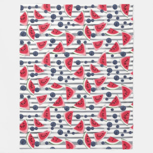 Summer Watermelon Fleecedecke