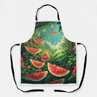 Summer Watermelon Garden - Farbenfrohe Schürze