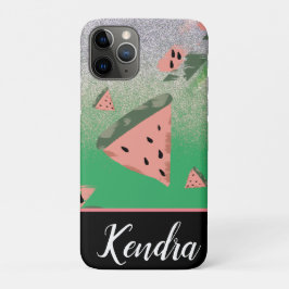 Summer Watermelon Illustration Pattern Sparkle Case-Mate iPhone Hülle