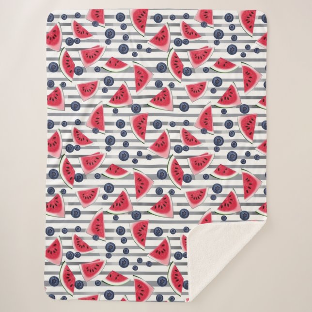 Summer Watermelon Sherpadecke (Vorderseite)