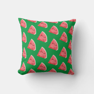 Summer Watermelon Slices Pattern Kissen