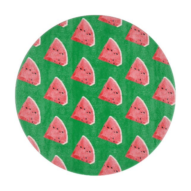 Summer Watermelon Slices Pattern Schneidebrett (Vorderseite)