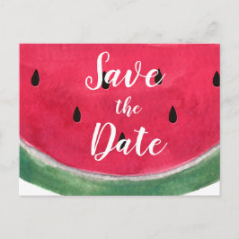 Summer Wedding Save the Date Postcards Ankündigungspostkarte