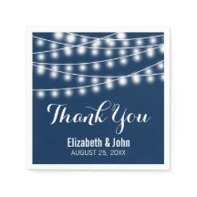 Summer Wedding String Lights Design