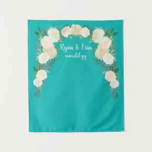 Summer Wedeption Backdrop Foto Messestand Prop Wandteppich