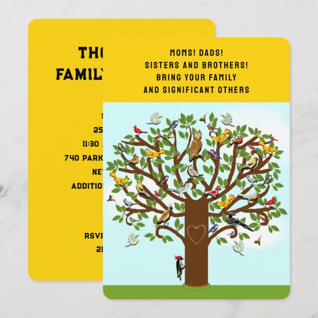 Summer Wiedersehen Einladung (Vorne/Hinten)