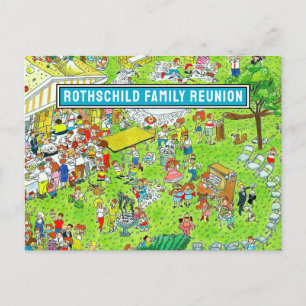 Summer Wiedersehen Rett-the-Date Postcard Postkarte