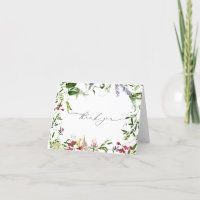 Summer Wildblume Vielen Dank