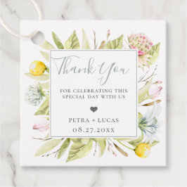 Summer Wildblume Vielen Dank Geschenkanhänger