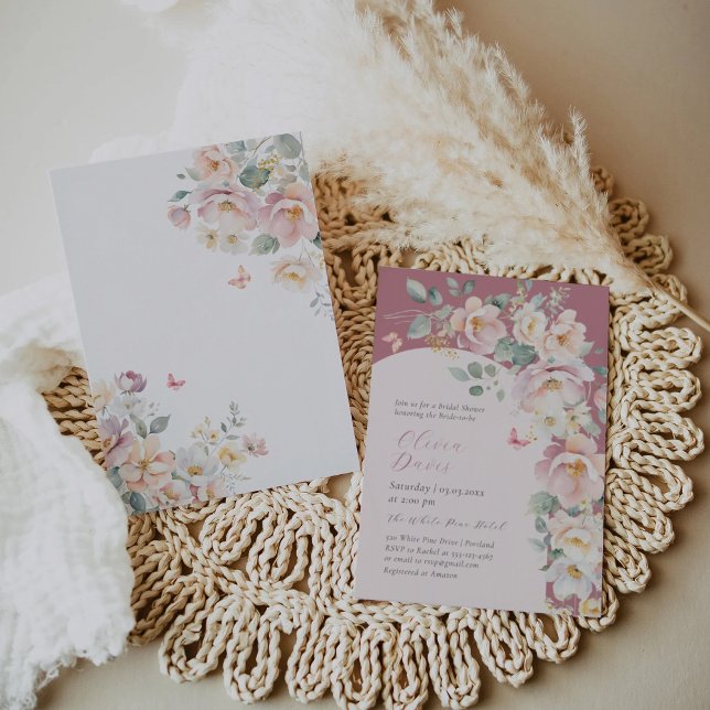 Summer Wildblumen Bridal Dusche Einladung (Von Creator hochgeladen)